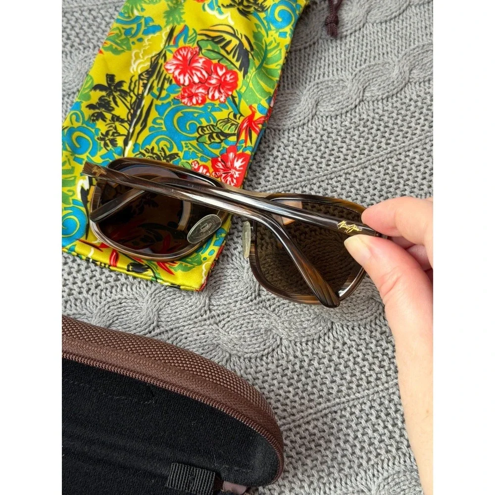 Maui Jim Wanderer MJ 289-19M Polarized Unisex 58mm Brown Tortoise Vacation